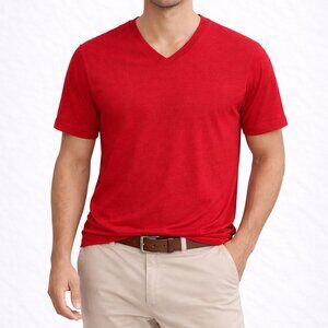 H&M Bright Red Basic Tee – XS